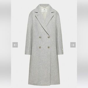 Aritzia Slouch Coat - Light Heather Gray